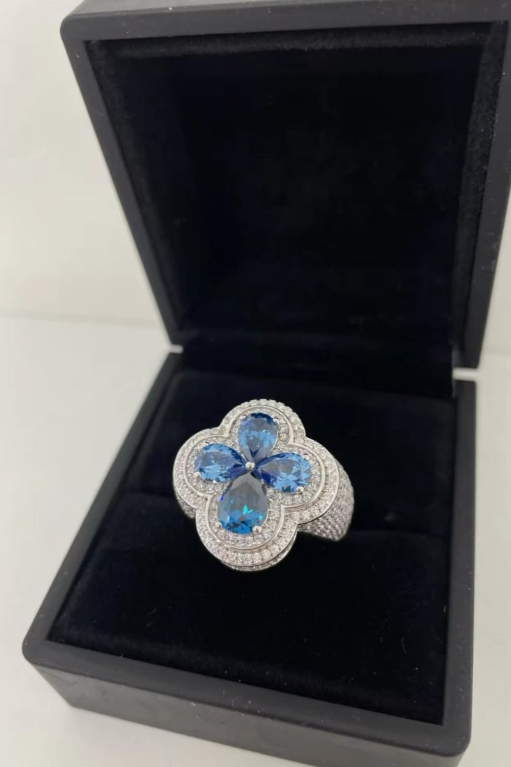 Moissanite Fantasy Ring